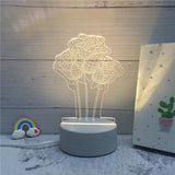 SOLOLANDOR 3D LED Lamp Creative 3D LED Night Lights Novelty Illusion Night Lamp 3D Illusion Table Lamp For Home Decorative Light