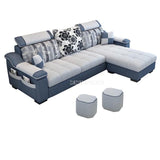 NEW 3 Seat Linen Living Room Sofa Set Home Furniture Modern Design  Frame Soft Sponge L Shape Home Furniture
