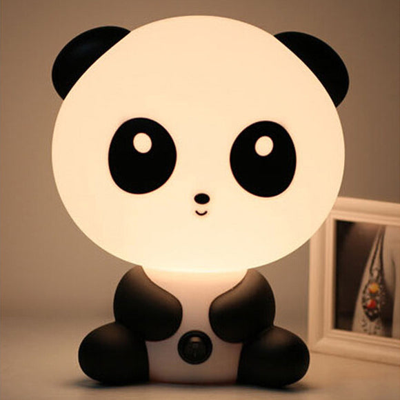 Panda/Dog/Bear Cartoon Night Light Kids Bed Lamp Night Sleeping Lamp For Children Room Light EU/US Plug