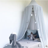 Children's Tent Chiffon Mosquito Net Summer Dome Bed Curtain for 0-9Y Baby Cot Canopy Home Decoration Cute Princess Room Netting