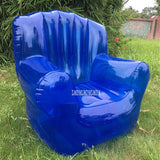 001 Coffee House Fashion Inflatable Sofa Photo Props Single Air Transparent Sofa Multicolor Outdoor Camping Swimming Pool Sofa