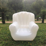001 Coffee House Fashion Inflatable Sofa Photo Props Single Air Transparent Sofa Multicolor Outdoor Camping Swimming Pool Sofa