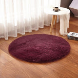 RULDGEE Fluffy Round Rug for Living Room Faux Fur Carpet Kids Bedroom Plush Rugs Shaggy Computer Chair Upholstery Area Rug mats