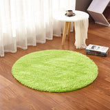 RULDGEE Fluffy Round Rug for Living Room Faux Fur Carpet Kids Bedroom Plush Rugs Shaggy Computer Chair Upholstery Area Rug mats