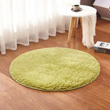 RULDGEE Fluffy Round Rug for Living Room Faux Fur Carpet Kids Bedroom Plush Rugs Shaggy Computer Chair Upholstery Area Rug mats