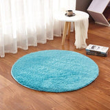 RULDGEE Fluffy Round Rug for Living Room Faux Fur Carpet Kids Bedroom Plush Rugs Shaggy Computer Chair Upholstery Area Rug mats