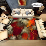 Chpermore Animal fur peacock feather Large Carpets feather decoration Tatami Mats Bedroom Home Lving Room Rug Floor Rugs
