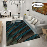 Chpermore Animal fur peacock feather Large Carpets feather decoration Tatami Mats Bedroom Home Lving Room Rug Floor Rugs