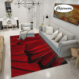 Chpermore Animal fur peacock feather Large Carpets feather decoration Tatami Mats Bedroom Home Lving Room Rug Floor Rugs