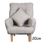 008YZH Modern Small Cotton-Flax Lazy Sofa Bedroom Balcony Mini-Sofa Simple Single Sofa Chair Living Room Study Relaxing Sofa