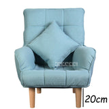 008YZH Modern Small Cotton-Flax Lazy Sofa Bedroom Balcony Mini-Sofa Simple Single Sofa Chair Living Room Study Relaxing Sofa