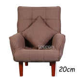 008YZH Modern Small Cotton-Flax Lazy Sofa Bedroom Balcony Mini-Sofa Simple Single Sofa Chair Living Room Study Relaxing Sofa