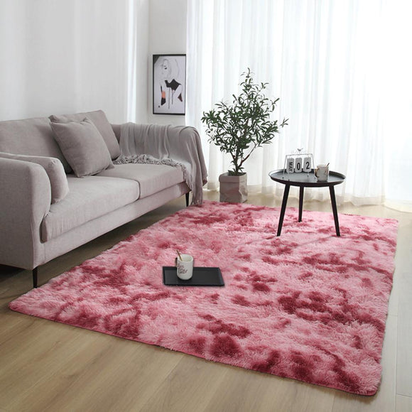 Velvet  Soft Fluffy Large Carpets Non-slip  Rug Dining Room Home   Living Bedroom Floor Mat 80*120CM  Warm Home Decoration