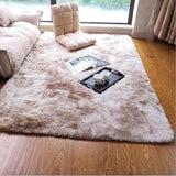 2019 Modern Nordic Tie-dye Gradient Carpet Bedroom Living Room Rectangular Carpet Variegated Soft Comfortable Area Carpet Gray