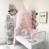 Children's Tent Chiffon Mosquito Net Summer Dome Bed Curtain for 0-9Y Baby Cot Canopy Home Decoration Cute Princess Room Netting