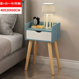 are contracted and contemporary bedside table shelf Nordic small bedroom receive store content simple and economical