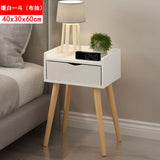 are contracted and contemporary bedside table shelf Nordic small bedroom receive store content simple and economical