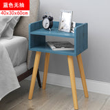 are contracted and contemporary bedside table shelf Nordic small bedroom receive store content simple and economical