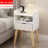 are contracted and contemporary bedside table shelf Nordic small bedroom receive store content simple and economical