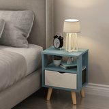 are contracted and contemporary bedside table shelf Nordic small bedroom receive store content simple and economical