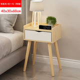 are contracted and contemporary bedside table shelf Nordic small bedroom receive store content simple and economical