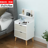 are contracted and contemporary bedside table shelf Nordic small bedroom receive store content simple and economical