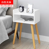 are contracted and contemporary bedside table shelf Nordic small bedroom receive store content simple and economical