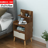 are contracted and contemporary bedside table shelf Nordic small bedroom receive store content simple and economical