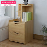 are contracted and contemporary bedside table shelf Nordic small bedroom receive store content simple and economical