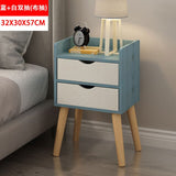 are contracted and contemporary bedside table shelf Nordic small bedroom receive store content simple and economical