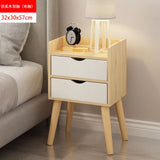 are contracted and contemporary bedside table shelf Nordic small bedroom receive store content simple and economical