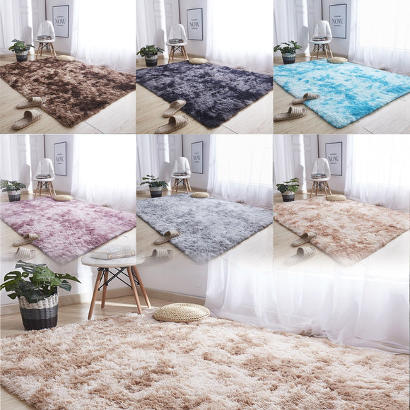 Solid Color Carpet Mat Ultra Soft Modern Area Rugs Shaggy Nursery Rug Home Room Plush Carpet Small Carpet Home Decor^25