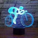 3D Fast and Furious 8 Motorcycle LED Night Light Color Changeable Table Lamp Methacrylate plate children nightlight Lamparas