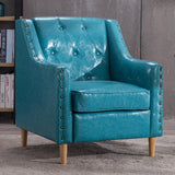 European Single Sofa American Living Room Small Apartment Combination Cafe Double Western Dining Table and Chairs Retro Bar Sofa