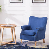 European Single Sofa American Living Room Small Apartment Combination Cafe Double Western Dining Table and Chairs Retro Bar Sofa