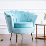 Sofa Chair Single Light Luxury Net Red Nordic Small Living Room Bedroom Household Tiger Chair Leisure Petal Chair