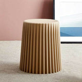 Nordic Cute Plastic Coffee Table for Living Room Side Table Bedside Small Round Table Creative Ins Stool Cake-shape Home Decor