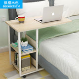 Lazy bedside laptop table bedroom home bed table simple desk student simple mobile small table