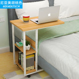 Lazy bedside laptop table bedroom home bed table simple desk student simple mobile small table