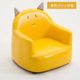 Modern Simplicity Single Seat Cartoon Cloth/PU Sofa Solid Wood Frame Corner Chair House Furniture Pink Couch Sofa Bed