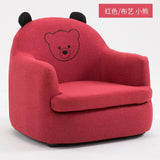 Modern Simplicity Single Seat Cartoon Cloth/PU Sofa Solid Wood Frame Corner Chair House Furniture Pink Couch Sofa Bed