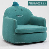 Modern Simplicity Single Seat Cartoon Cloth/PU Sofa Solid Wood Frame Corner Chair House Furniture Pink Couch Sofa Bed