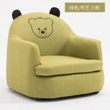 Modern Simplicity Single Seat Cartoon Cloth/PU Sofa Solid Wood Frame Corner Chair House Furniture Pink Couch Sofa Bed