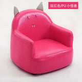 Modern Simplicity Single Seat Cartoon Cloth/PU Sofa Solid Wood Frame Corner Chair House Furniture Pink Couch Sofa Bed