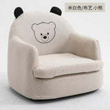Modern Simplicity Single Seat Cartoon Cloth/PU Sofa Solid Wood Frame Corner Chair House Furniture Pink Couch Sofa Bed