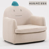 Modern Simplicity Single Seat Cartoon Cloth/PU Sofa Solid Wood Frame Corner Chair House Furniture Pink Couch Sofa Bed