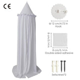 Children's tent Mosquito Net Bed Canopy Cotton Mosquito Net Curtain For baby decoration room photography prop