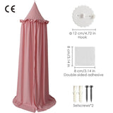 Children's tent Mosquito Net Bed Canopy Cotton Mosquito Net Curtain For baby decoration room photography prop