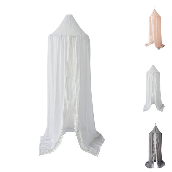 Children's Ceiling Dome Dream Curtain Tent Bed Round Lace Canopy Mosquito Net Baby Children Play Reading Game House
