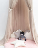 The New Children's Crown Champion Baby Bed Curtain Nets Three Door Dream Nets Shoot Baby Bed Curtain